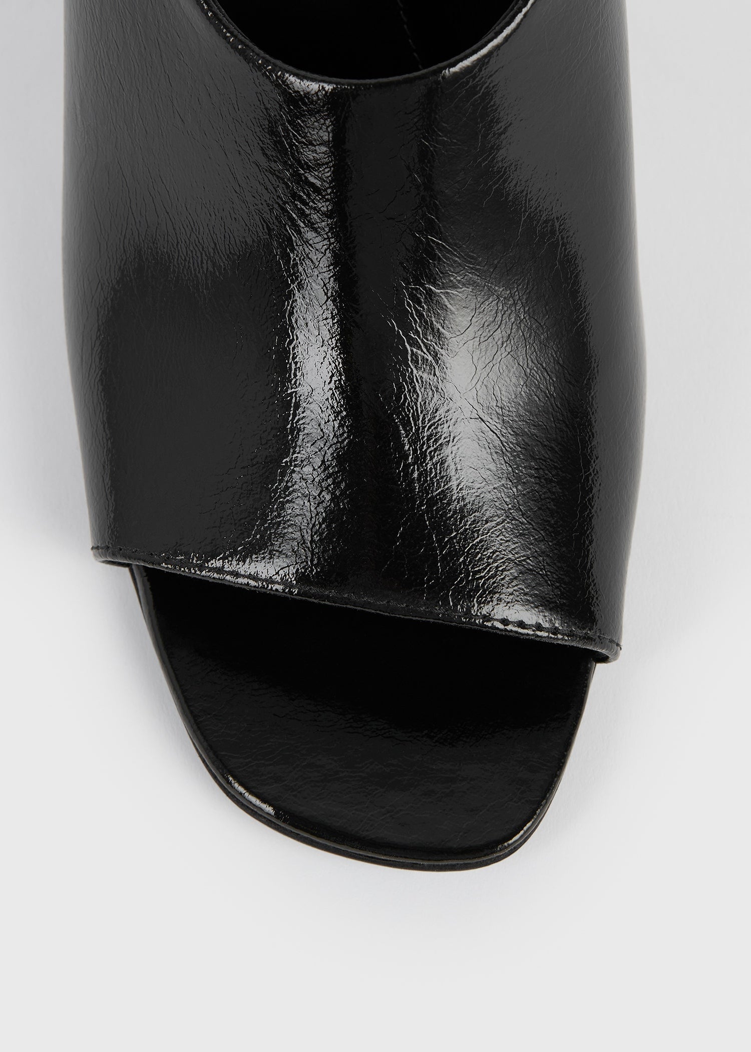 Contour naplack slingbacks black
